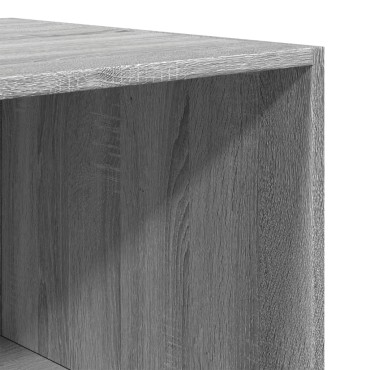 vidaXL Ντουλάπα Γκρι Sonoma 80x50x200cm από Επεξεργασμένο Ξύλο 1 τεμ.