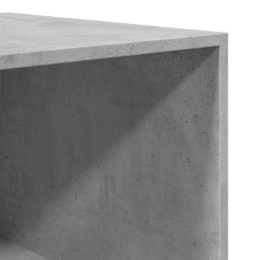 vidaXL Ντουλάπα Γκρι του Σκυροδέματος 100x50x200cm Επεξεργασμένο Ξύλο 1 τεμ.