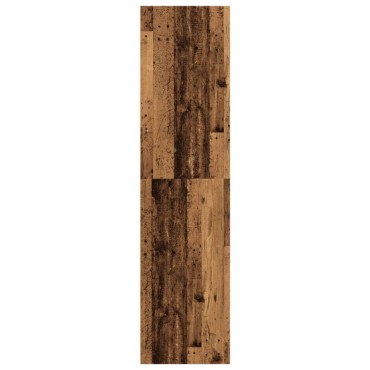 vidaXL Ντουλάπα Όψη Παλαιού Ξύλου 80x50x200cm από Επεξεργασμένο Ξύλο 1 τεμ.