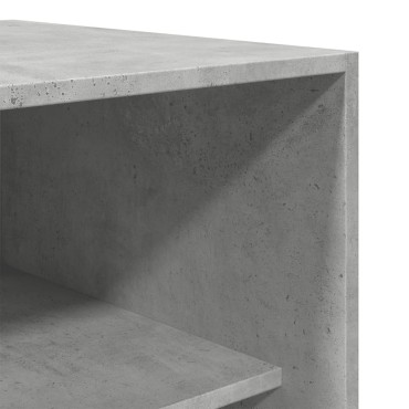 vidaXL Ντουλάπα Γκρι του Σκυροδέματος 100x50x200cm Επεξεργασμένο Ξύλο 1 τεμ.