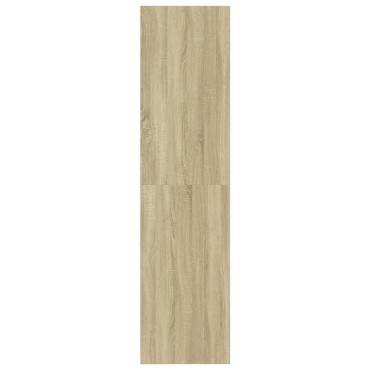 vidaXL Ντουλάπα Χρώμα Sonoma Δρυς 80x50x200cm από Επεξ. Ξύλο 1 τεμ.