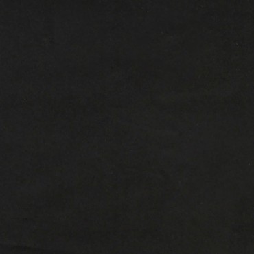 vidaXL Κρεβάτι Boxspring με Στρώμα Μαύρο 140x200cm Βελούδινο 1 τεμ. - Διπλό