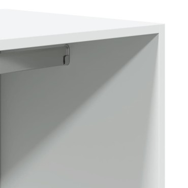 vidaXL Ντουλάπα Λευκή 80x50x200cm από Επεξεργασμένο Ξύλο 1 τεμ.