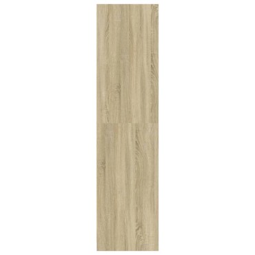 vidaXL Ντουλάπα Χρώμα Sonoma Δρυς 80x50x200cm από Επεξ. Ξύλο 1 τεμ.