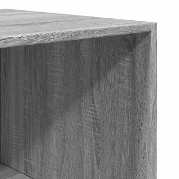 vidaXL Ντουλάπα Γκρι Sonoma 100x50x200cm από Επεξεργασμένο Ξύλο 1 τεμ.