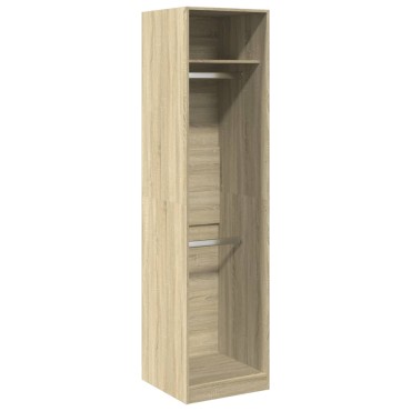 vidaXL Ντουλάπα Χρώμα Sonoma Δρυς 50x50x200cm από Επεξ. Ξύλο 1 τεμ.