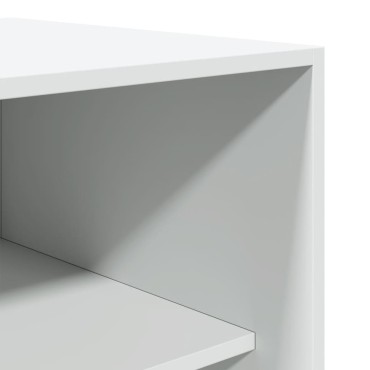 vidaXL Ντουλάπα Λευκή 100x50x200cm από Επεξεργασμένο Ξύλο 1 τεμ.
