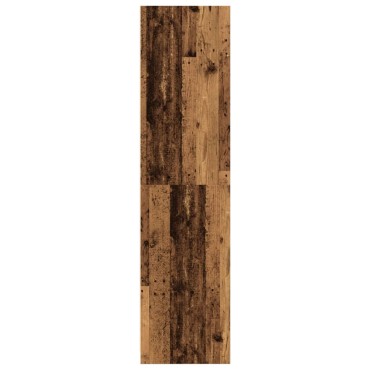 vidaXL Ντουλάπα Όψη Παλαιού Ξύλου 100x50x200cm από Επεξεργασμένο Ξύλο 1 τεμ.