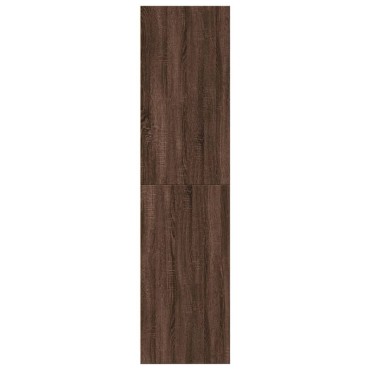 vidaXL Ντουλάπα Καφέ Δρυς 80x50x200cm από Επεξεργασμένο Ξύλο 1 τεμ.