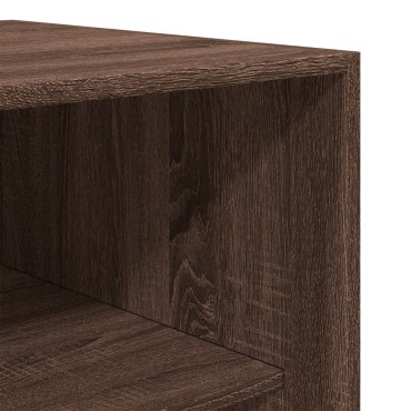 vidaXL Ντουλάπα Καφέ Δρυς 80x50x200cm από Επεξεργασμένο Ξύλο 1 τεμ.