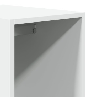 vidaXL Ντουλάπα Λευκή 30x50x200cm από Επεξεργασμένο Ξύλο 1 τεμ.