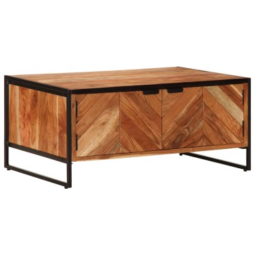 vidaXL Τραπεζάκι Σαλονιού 90x55x40cm από Μασίφ Ξύλο Ακακίας 1 τεμ.