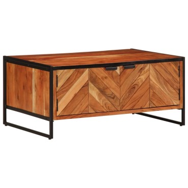 vidaXL Τραπεζάκι Σαλονιού 90x55x40cm από Μασίφ Ξύλο Ακακίας 1 τεμ.