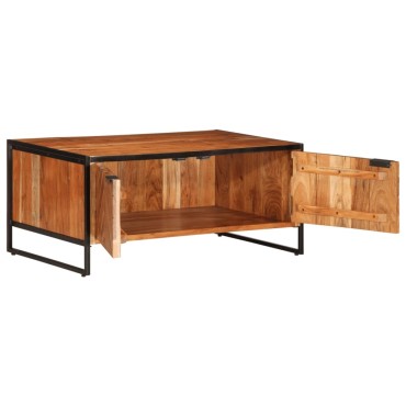 vidaXL Τραπεζάκι Σαλονιού 90x55x40cm από Μασίφ Ξύλο Ακακίας 1 τεμ.