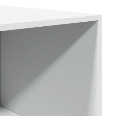 vidaXL Ντουλάπα Λευκή 100x50x200cm από Επεξεργασμένο Ξύλο 1 τεμ.