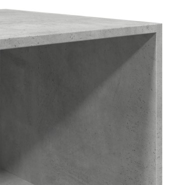 vidaXL Ντουλάπα Γκρι του Σκυροδέματος 80x50x200cm Επεξεργασμένο Ξύλο 1 τεμ.