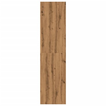 vidaXL Ντουλάπα Αρτισιανή Δρυς 80x50x200cm από Επεξεργασμένο Ξύλο 1 τεμ.