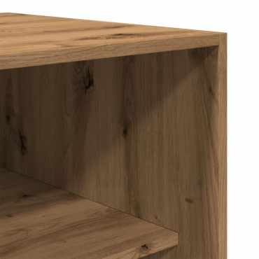 vidaXL Ντουλάπα Αρτισιανή Δρυς 80x50x200cm από Επεξεργασμένο Ξύλο 1 τεμ.