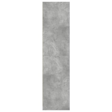 vidaXL Ντουλάπα Γκρι του Σκυροδέματος 50x50x200cm Επεξεργασμένο Ξύλο 1 τεμ.