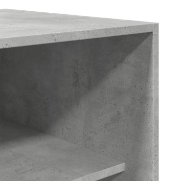 vidaXL Ντουλάπα Γκρι του Σκυροδέματος 50x50x200cm Επεξεργασμένο Ξύλο 1 τεμ.