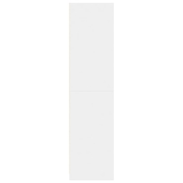 vidaXL Ντουλάπα Λευκή 80x50x200cm από Επεξεργασμένο Ξύλο 1 τεμ.