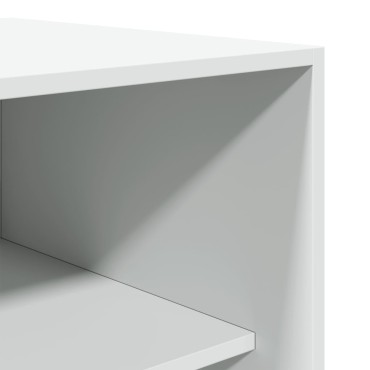 vidaXL Ντουλάπα Λευκή 80x50x200cm από Επεξεργασμένο Ξύλο 1 τεμ.