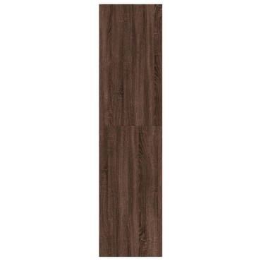 vidaXL Ντουλάπα Καφέ Δρυς 80x50x200cm από Επεξεργασμένο Ξύλο 1 τεμ.