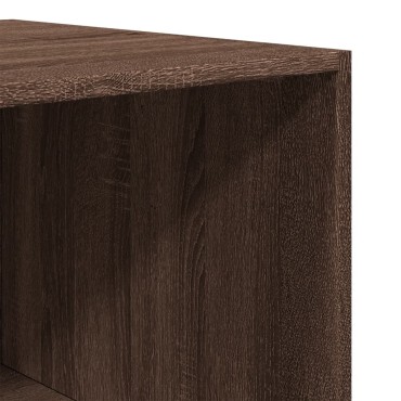 vidaXL Ντουλάπα Καφέ Δρυς 80x50x200cm από Επεξεργασμένο Ξύλο 1 τεμ.