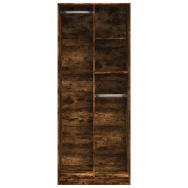 vidaXL Ντουλάπα Καπνιστή Δρυς 80x50x200cm από Επεξεργασμένο Ξύλο 1 τεμ.