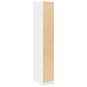 vidaXL Ντουλάπα Λευκή 30x50x200cm από Επεξεργασμένο Ξύλο 1 τεμ.