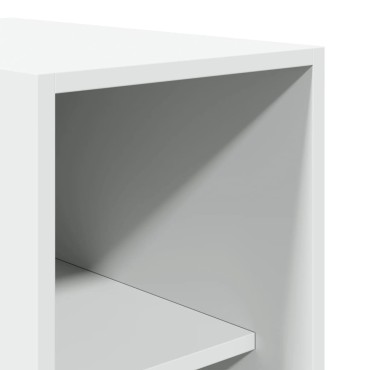 vidaXL Ντουλάπα Λευκή 30x50x200cm από Επεξεργασμένο Ξύλο 1 τεμ.