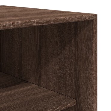 vidaXL Ντουλάπα Καφέ Δρυς 100x50x200cm από Επεξεργασμένο Ξύλο 1 τεμ.