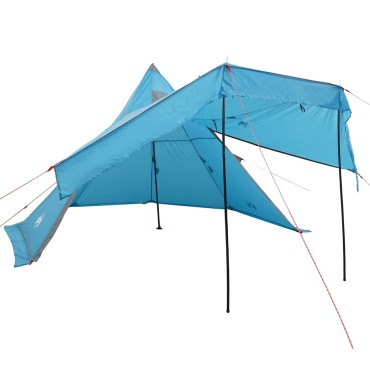 vidaXL Σκηνή Κάμπινγκ Tipi 5 Ατόμων Αδιάβροχη Μπλε