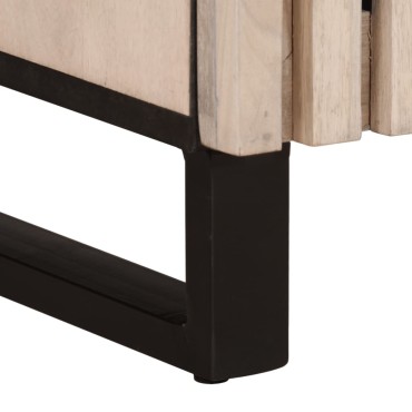 vidaXL Ντουλάπι 60x34x75cm από Μασίφ Ξύλο Μάνγκο 1 τεμ.