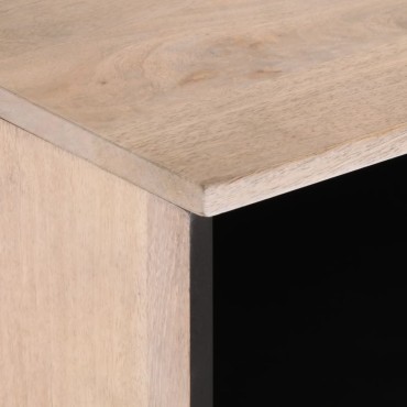 vidaXL Έπιπλο Τηλεόρασης 100x34x46cm από Μασίφ Ξύλο Μάνγκο 1 τεμ.