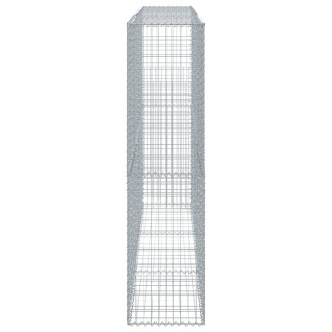 vidaXL Συρματοκιβώτιο με Κάλυμμα 300x50x200εκ. από Γαλβανισμένο Χάλυβα
