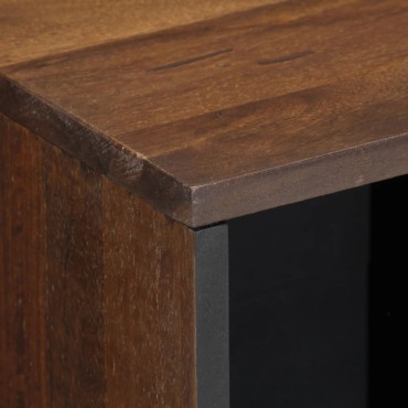 vidaXL Ντουλάπι Καφέ 80x34x75cm από Μασίφ Ξύλο Μάνγκο 1 τεμ.