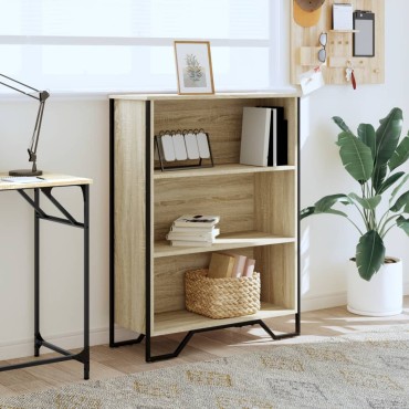 vidaXL Βιβλιοθήκη Sonoma Δρυς 80x31x106cm από Επεξεργασμένο Ξύλο 1 τεμ.