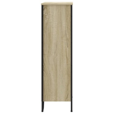 vidaXL Βιβλιοθήκη Sonoma Δρυς 80x31x106cm από Επεξεργασμένο Ξύλο 1 τεμ.