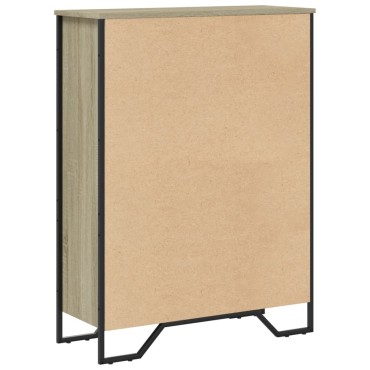 vidaXL Βιβλιοθήκη Sonoma Δρυς 80x31x106cm από Επεξεργασμένο Ξύλο 1 τεμ.