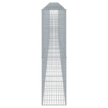 vidaXL Συρματοκιβώτιο με Κάλυμμα 1000x50x200εκ από Γαλβανισμένο Χάλυβα