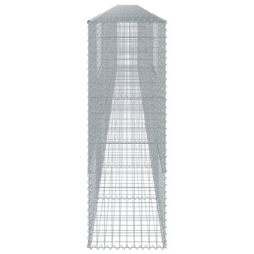 vidaXL Συρματοκιβώτιο με Κάλυμμα 1100x50x150εκ από Γαλβανισμένο Χάλυβα