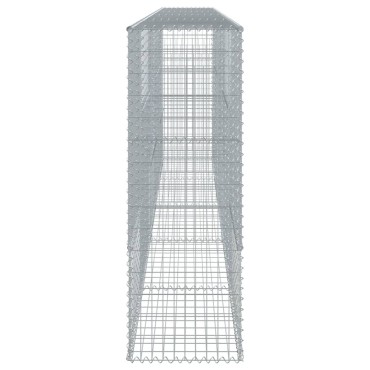 vidaXL Συρματοκιβώτιο με Κάλυμμα 500x50x150εκ. από Γαλβανισμένο Χάλυβα