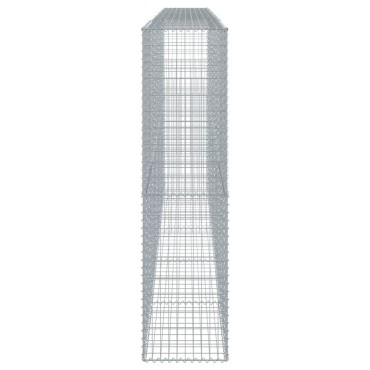 vidaXL Συρματοκιβώτιο με Κάλυμμα 500x50x200εκ. από Γαλβανισμένο Χάλυβα