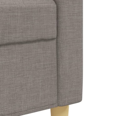 vidaXL Σετ Καναπέ 2 τεμ. Taupe Υφασμάτινο 157x77x80cm  Διθέσιος Τριθέσιος