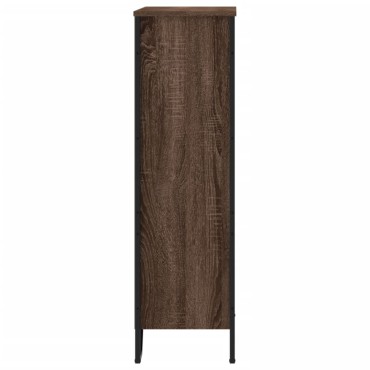 vidaXL Βιβλιοθήκη Καφέ Δρυς 80x31x106cm από Επεξεργασμένο Ξύλο 1 τεμ.