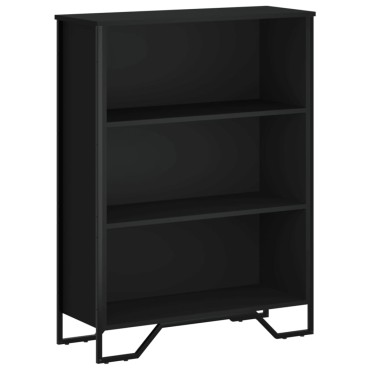 vidaXL Βιβλιοθήκη Μαύρη 80x31x106cm από Επεξεργασμένο Ξύλο 1 τεμ.