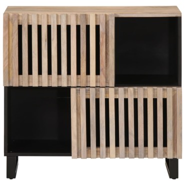 vidaXL Ντουλάπι 80x34x75cm από Μασίφ Ξύλο Μάνγκο 1 τεμ.