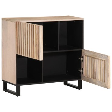 vidaXL Ντουλάπι 80x34x75cm από Μασίφ Ξύλο Μάνγκο 1 τεμ.