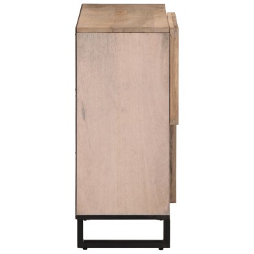 vidaXL Ντουλάπι 80x34x75cm από Μασίφ Ξύλο Μάνγκο 1 τεμ.